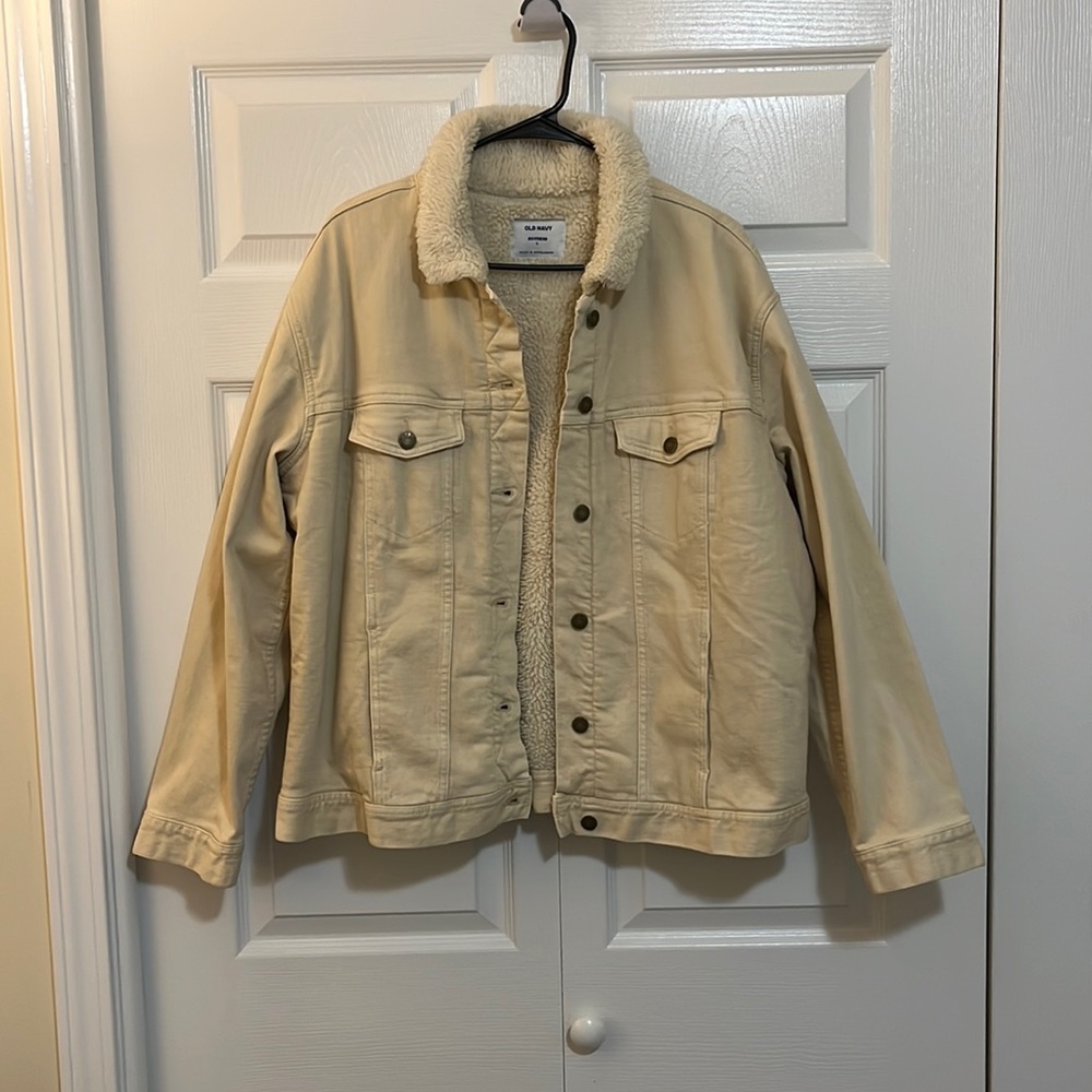 Old Navy Sherpa Lined Jean Jacket